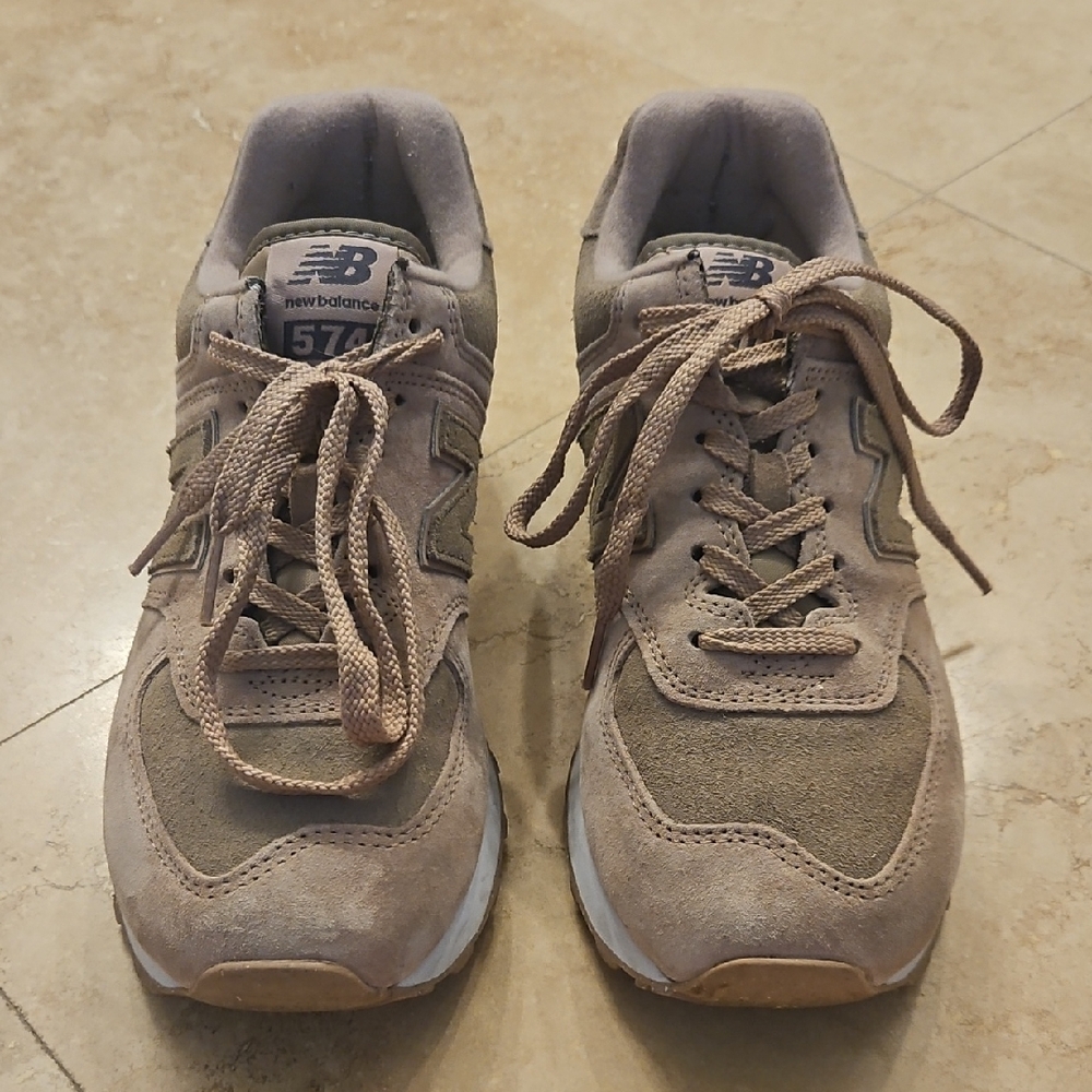New Balance 574 Taupe Sneakers